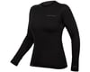Image 1 for Endura Women's BaaBaa Blend Long Sleeve Base Layer (Black) (S)